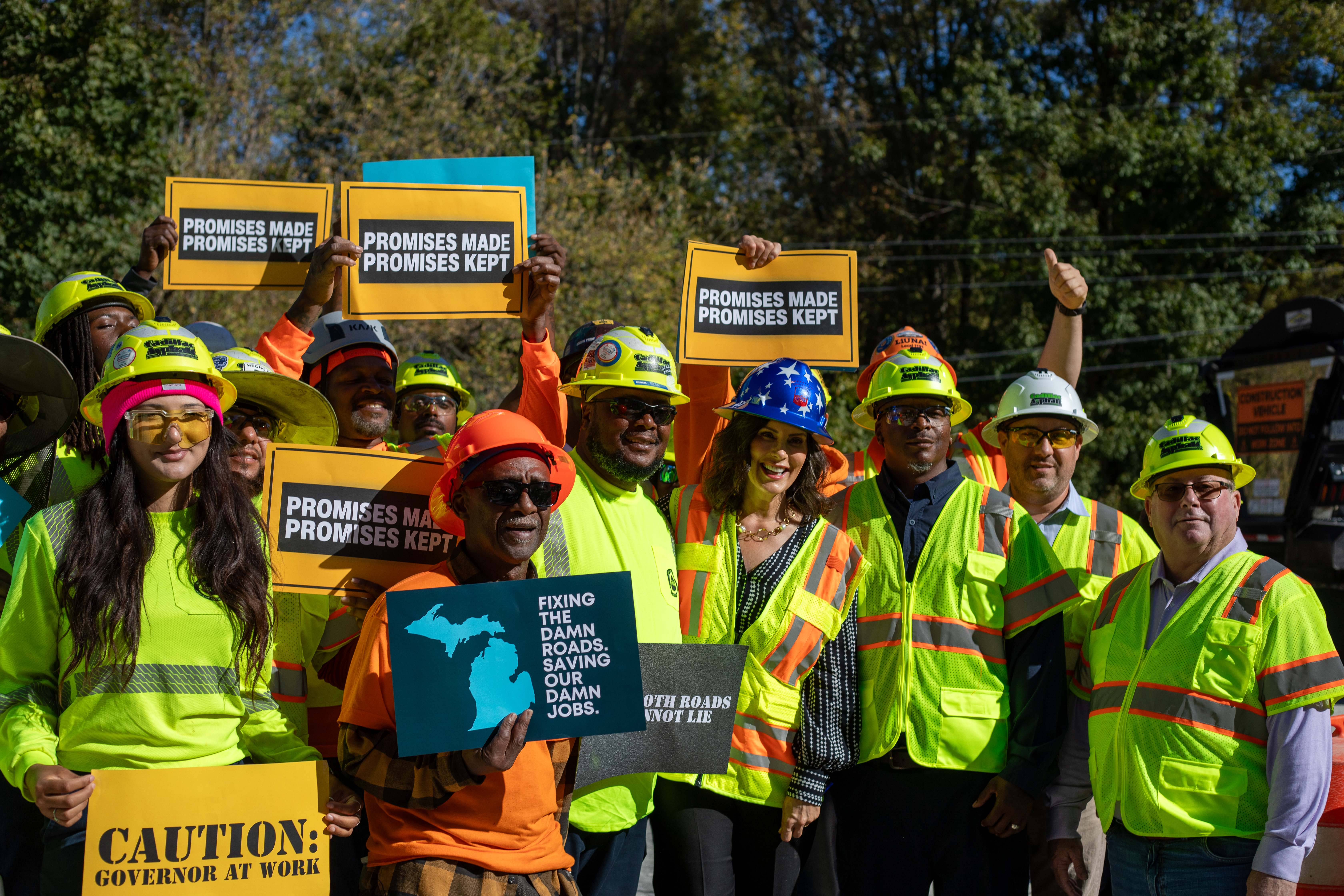 Cadillac Asphalt Joins Gov. Whitmer for Historic Road Funding Ceremony